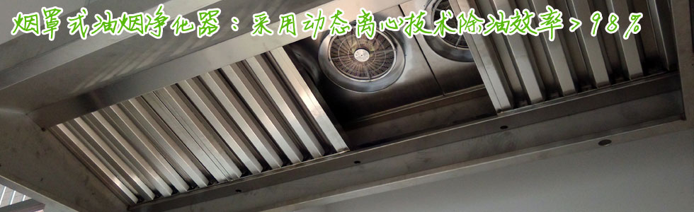 煙罩式油煙凈化器，除油效率>98%，川菜湘菜凈化首選！